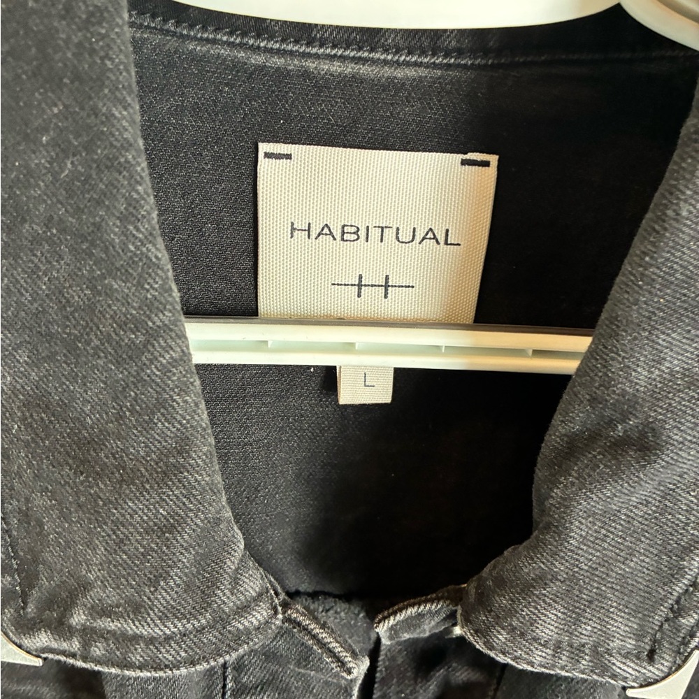 Habitual Black Denim Dress